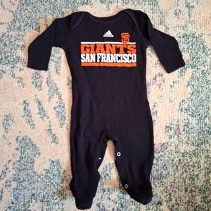 SF Giants footie onesie